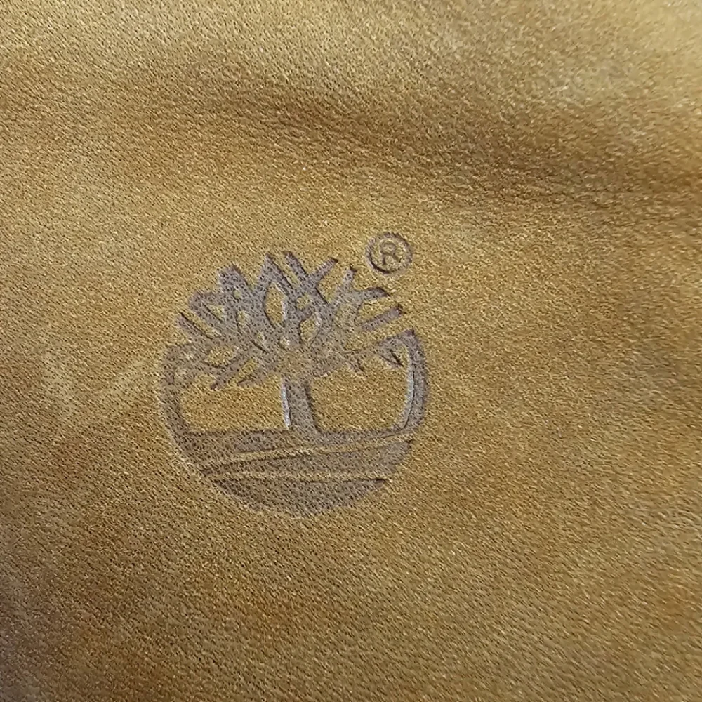 Timberland Tan Suede Wedge Boots with Gray Faux Fur Cuff